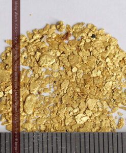 3.07gの小さな砂金・薄片金 ビクトリア州Mitta Mitta産-G0499-10