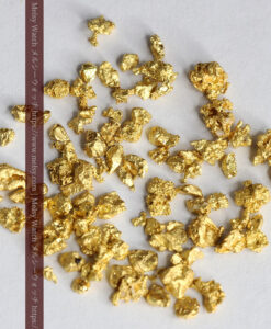 4gの小さな粒のビクトリア州産自然金-G0503-5