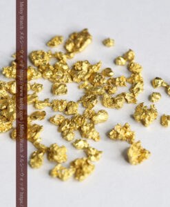 4gの小さな粒のビクトリア州産自然金-G0503-8