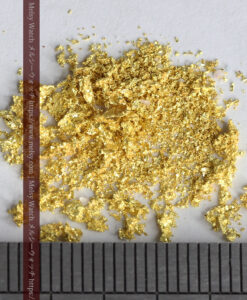 1.36gの細かな砂金と小さな粒のビクトリア州産自然金-G0505-10