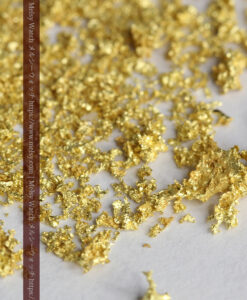 1.36gの細かな砂金と小さな粒のビクトリア州産自然金-G0505-2