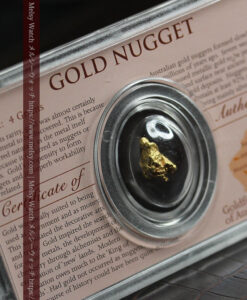 4gの西オーストラリア州パース造幣局が販売したお墨付きの自然金-G0508-2