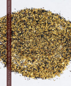 6.11gの砂金・小さな粒の意図的な良選別のビクトリア州産自然金-G0509-10