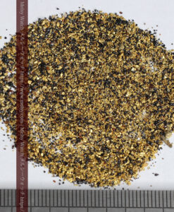 6.11gの砂金・小さな粒の意図的な良選別のビクトリア州産自然金-G0509-11