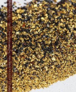 6.11gの砂金・小さな粒の意図的な良選別のビクトリア州産自然金-G0509-5