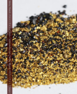 6.11gの砂金・小さな粒の意図的な良選別のビクトリア州産自然金-G0509-6