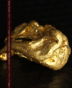 2.40gの燃え上がる炎のような形をした自然金-G0512-11