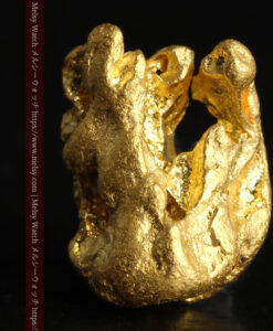 2.40gの燃え上がる炎のような形をした自然金-G0512-2