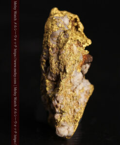 3.61gの小さな石英や金の面など複雑な組成が楽しめる自然金-G0515-4