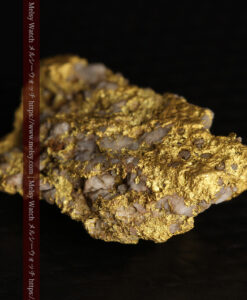 3.61gの小さな石英や金の面など複雑な組成が楽しめる自然金-G0515-6