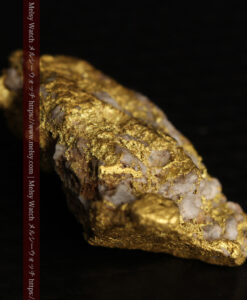 3.61gの小さな石英や金の面など複雑な組成が楽しめる自然金-G0515-8