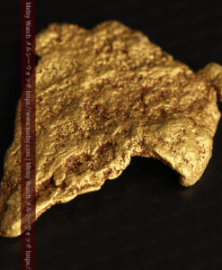 3.04gの薄く尖った鏃のような自然金-G0526-10