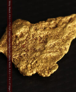 3.04gの薄く尖った鏃のような自然金-G0526-12