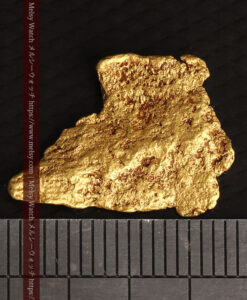 3.04gの薄く尖った鏃のような自然金-G0526-16