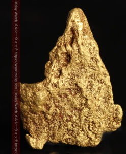 3.04gの薄く尖った鏃のような自然金-G0526-2