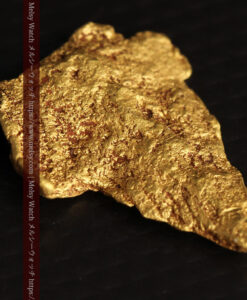 3.04gの薄く尖った鏃のような自然金-G0526-5