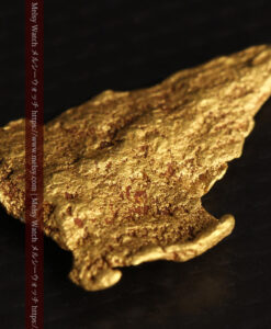 3.04gの薄く尖った鏃のような自然金-G0526-8