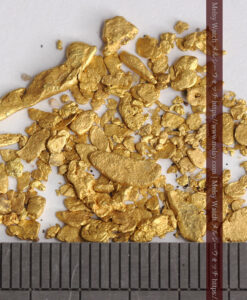 3.32gの小粒サイズの自然金・薄片金 ニューサウスウェールズ州産-G0538-11