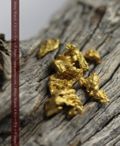 4.46gのビクトリア州産の1g超え1点を含む小粒自然金11点-G0539-4