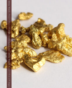 4.46gのビクトリア州産の1g超え1点を含む小粒自然金11点-G0539-6