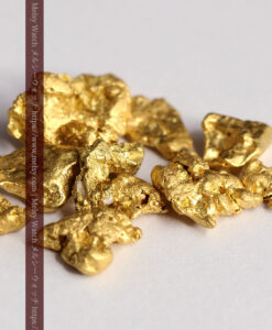 4.46gのビクトリア州産の1g超え1点を含む小粒自然金11点-G0539-9