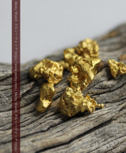 4.57gのビクトリア州産の1g弱1点を含む小粒自然金11点-G0540-3