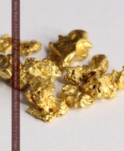 4.57gのビクトリア州産の1g弱1点を含む小粒自然金11点-G0540-7