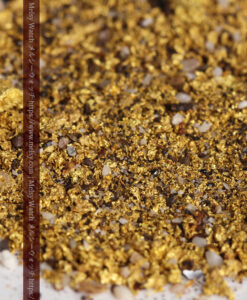 6.0gの砂金・小粒金 クイーンズランド州Clermont産-G0541-8