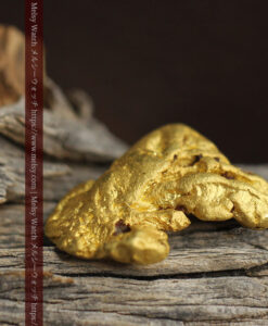 17.75gのウサギ・ワニのような形の重みある詰まった自然金-G0543-4