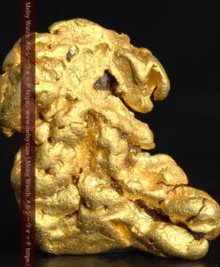 17.75gのウサギ・ワニのような形の重みある詰まった自然金-G0543-6