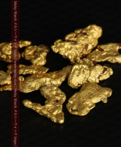 3.49gのビクトリア州産の小粒自然金11点 薄く長細い自然金有-G0545-7