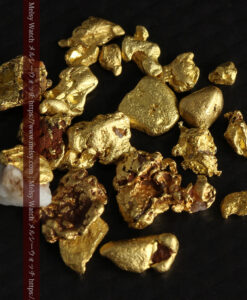 3.40gのビクトリア州産の小粒自然金20点 石英の食いつき1点含む-G0549-4