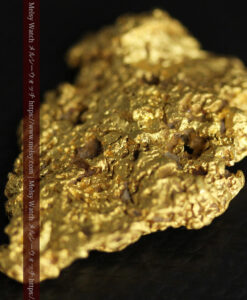 14.26gの平らで面の広いビクトリア州産の大粒自然金-G0552-11