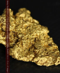 14.26gの平らで面の広いビクトリア州産の大粒自然金-G0552-13