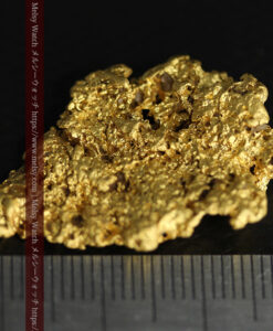 14.26gの平らで面の広いビクトリア州産の大粒自然金-G0552-17