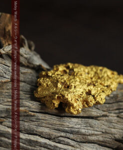 14.26gの平らで面の広いビクトリア州産の大粒自然金-G0552-8