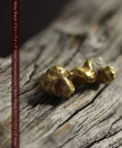 3.44gのコロコロとした形の厚みのある自然金-G0553-10
