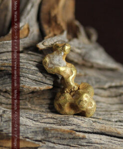 3.44gのコロコロとした形の厚みのある自然金-G0553-2