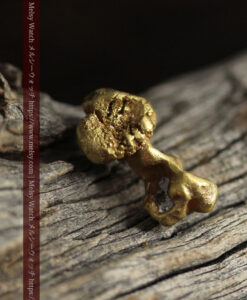 3.44gのコロコロとした形の厚みのある自然金-G0553-3