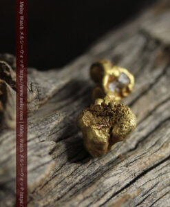 3.44gのコロコロとした形の厚みのある自然金-G0553-4