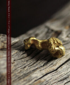 3.44gのコロコロとした形の厚みのある自然金-G0553-5