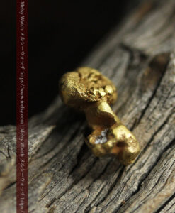 3.44gのコロコロとした形の厚みのある自然金-G0553-6