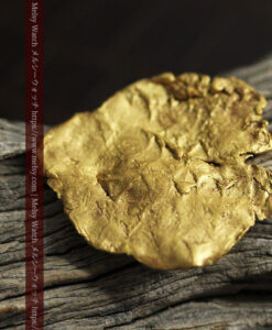 5.05gの珍しい非常に薄いリーフ状・金の葉のような自然金-G0554-4