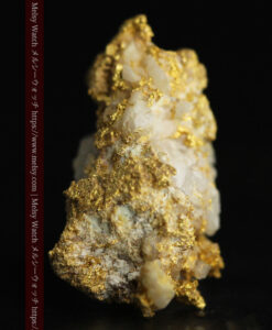 3.91gの特徴ある石英の入り方で入手しづらい珍しい自然金-G0560-6