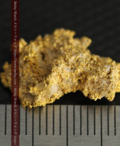 2.56gの非常に細かい粒が見える繊細な自然金-G0565-13