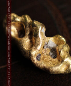 6.06gの縦長で丸みを帯びた自然金-G0568-11