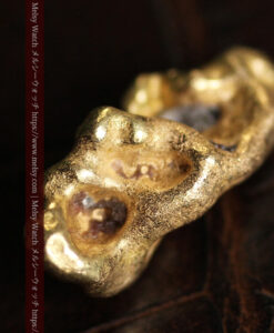 6.06gの縦長で丸みを帯びた自然金-G0568-12