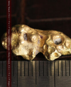 6.06gの縦長で丸みを帯びた自然金-G0568-14