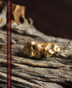 6.06gの縦長で丸みを帯びた自然金-G0568-4