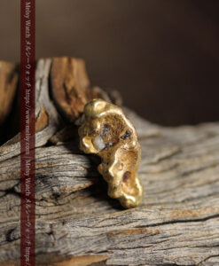 6.06gの縦長で丸みを帯びた自然金-G0568-5